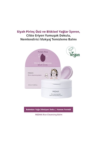 Midha Rice Cleansing Nemlendirici Makyaj Temizleme Balmı 100 ML