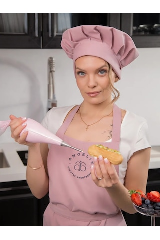 Angelik Tek Kullanımlık Pasta Torbası, L Boyut 45x22 Cm, 100 Adet Set 258304065 Beyaz