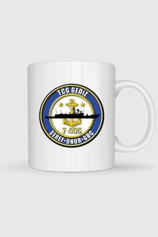 Tcg Gediz Seyir Temalı Baskılı Kupa Bardak