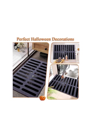 Maiyame Halloween 3d İllüzyon Palyaço Paspası - Suyu Hızlı Emici, Çift Taraflı Kayma Engeli - 40x60 Cm Diğer