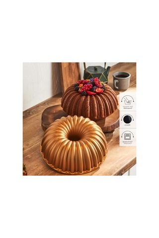 Dilimli Döküm Kek Kalıbı - 25.5 Cm 26 Cm