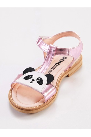 Denokids Panda Kız Sandalet Pembe