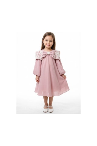 Xo Kids Kız Çocuk Elbise 3-10 Yaş 985 Pembe