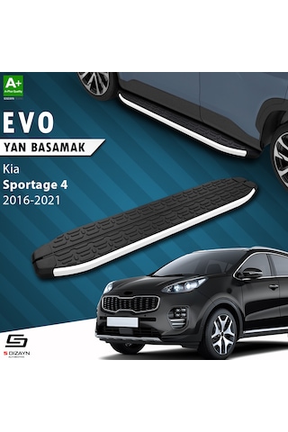 S-dizayn Kia Sportage 4 Evo Aluminyum Yan Basamak 173 Cm 2016 Üzeri