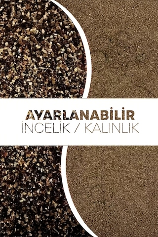 Çelik Led Işıklı Elektronik Baharat Öğütücü Otomatik Tuz Biber Baharat Değirmeni Pille Çalışan 1adet Gri