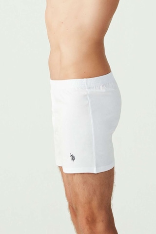 U.S. Polo Assn. Erkek Boxer Şort Beyaz 80054