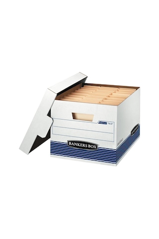 Bankers Box 0076315 Stor/fıle Orta Hizmet Saklama Kutuları, Fastfold, Kaldırma Kapağı, Letter/legal, 20'li Paket Genel