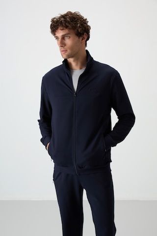 Tommy Life Troy İndigo Standart Kalıp Erkek Eşofman Takım - 85196 İndigo