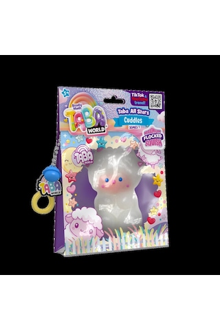 Taba World Cuddles Simli Bulut Squishy Oyuncak Seri 1 Pom Pomlu Ve Anahtarlıklı Hayvanlar