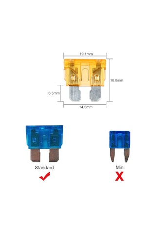 Ximistore9 10 Yollu Led Göstergeli Sigorta Kutusu + 10 Adet Sigorta + 10 Sarı Terminal - Otomotiv Ve Denizcilik İçin 10