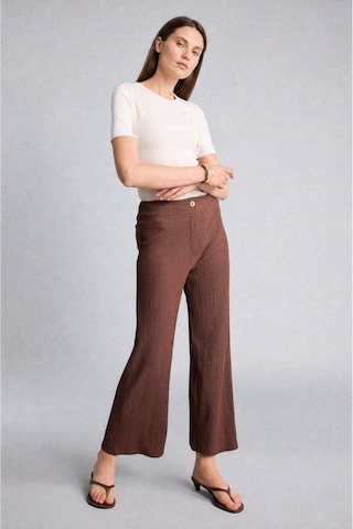 Defacto Culotte Düz Paça Bürümcük Pantolon H8605ax26hsbn330 Kahve-bn330