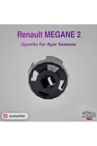 Renault Megane 2 Uyumlu Far Ayar Somunu Plastik Ayar Dişlisi