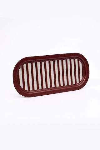 Festival Desenli Baton Metal Tepsi, 16 X 35 Cm