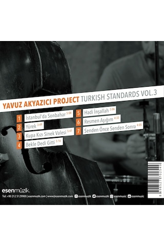 Yavuz Akyazıcı- Turkish Standards Vol 3 Cd