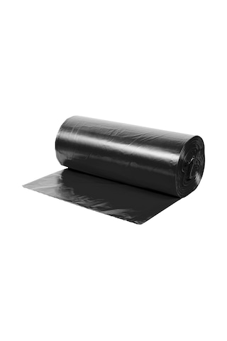 Endüstriyel Hantal Boy Siyah Çöp Torbası Poşeti - 800 Gr. -120 Litre -120x150 Cm -10 Adetlik 10 Rulo