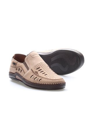 Fast Step Hakiki Deri Erkek Casual Ayakkabı 126ma410 Kum