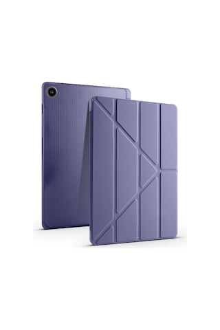 Samsung Uyumlu Tab S6 Lite P610 10.4 İnç Katlanabilir Kalemlikli Standlı
