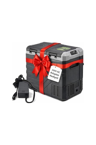 Ahmet Otomotiv Demmon 50 Litre Çift Kapak Oto Buzdolabı 12v 24v 220v Adaptör Hediyeli Ahmet Otomotiv Demmon 50 Litre Çift Kapak Oto Buzdolabı 12v 24v 220v Adaptör Hediyeli