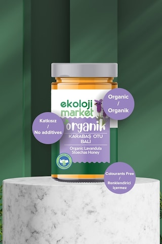 Organik Karabaş Otu Balı Lavandule 400 Gr.