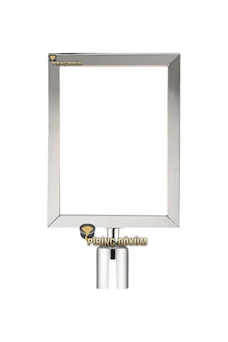 Şerit Bariyer Bilgilendirme Panosu Paslanmaz