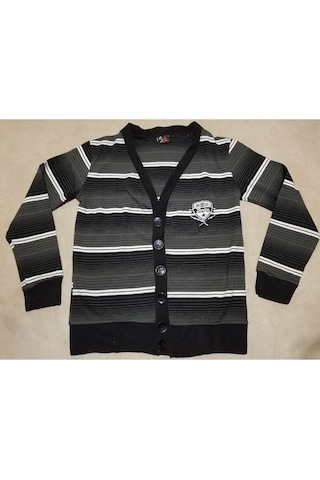 Yokyok-Store Rele Jeans Çizgili Hırka Çok Renkli