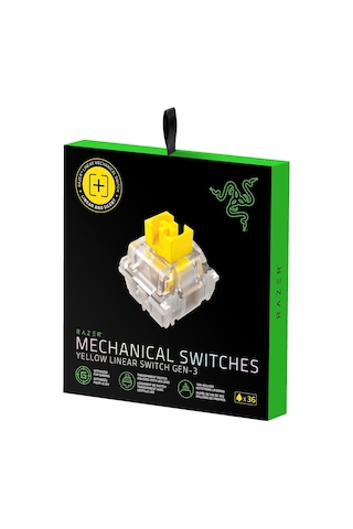 Razer Mekanik Anahtarlar Paketi Sarı Dokunmatik Anahtar 3. Nes