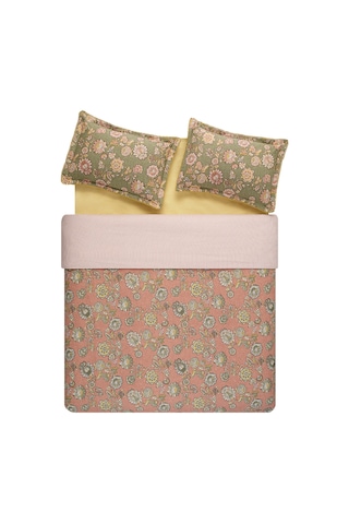 Puffy Ramos Çift Kişilik Nevresim Takımı - Kiremit Yeşil