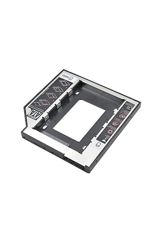 SSD Caddy 9.5Mm Dvd To SSD Kızak 2 HDD Bağlama - HDD Caddy Kutu