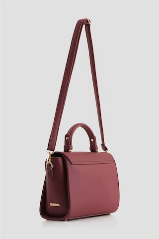Armine Pia Deri Çanta 25yd7405 Bordo Bordo