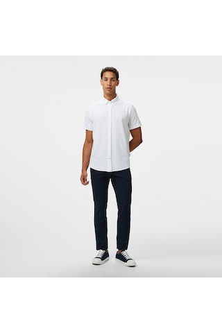Nautica Erkek Beyaz Classic Fit Gömlek Düz W55416t Beyaz