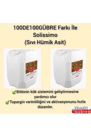 Sıvı Hümik Asit Sıvı Bitki Köklendirici Gübre Solissimo 20 L