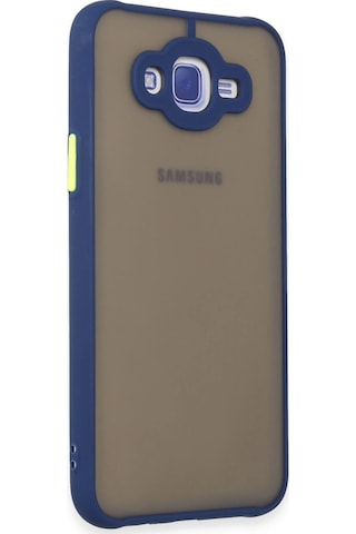 Cosmotex Newface Samsung Galaxy Uyumlu J7 Kılıf Montreal Silikon Kapak - Lacivert