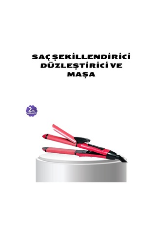 Plentifuldereceli Seramik Saç Düzleştirici 5 Isı Seviyesi, 200 C Maksimum Sıcaklık