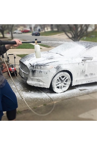 Novahub Yüksek Basınçlı Araç Yıkama Seti: Köpük Tabancası, 5 Nozul, Abs+metal, Hızlı Bağlantı