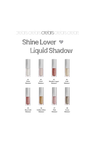 Lexroo Yoğun Işıltılı, Prizmatik Yapılı Likit Far Shine Lover Liquid Shadow 08 Green Shimmer