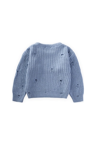 Cigit Selanik Triko Kazak 2-8 Yaş A Mavi Mavi