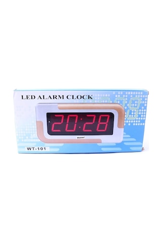 Tedar Lcd Masa Duvar Saati Wt-101 Najmaddin Standart