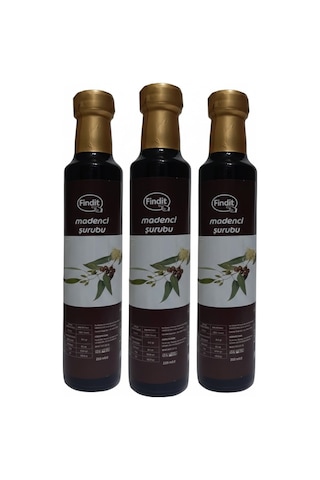 Findit Madenci Şurubu Öksü Bitkisel Şurup 250 Ml Doğal Bitkisel Destek 250 Ml X 3 Adet