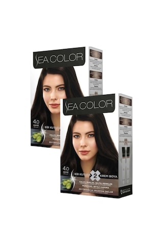 Sea Color 4.0 Saç Boyası Kahve 2 x 100 ML