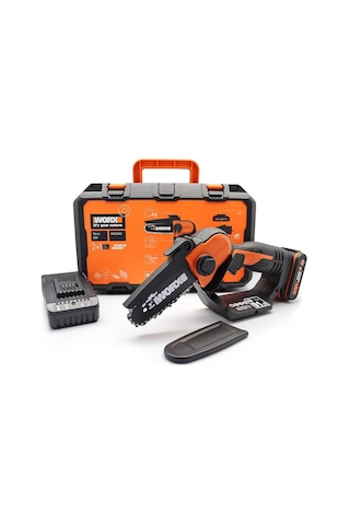 Worx Wg324e 20volt 2.0ah Li-ion 12cm Profesyonel Şarjlı Zincirli Testere