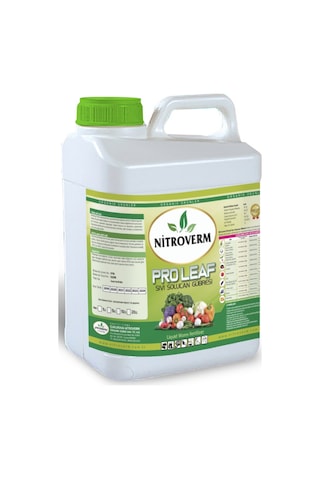 Nitroverm %100 Organik Konsantre Sıvı Solucan Gübresi 5L