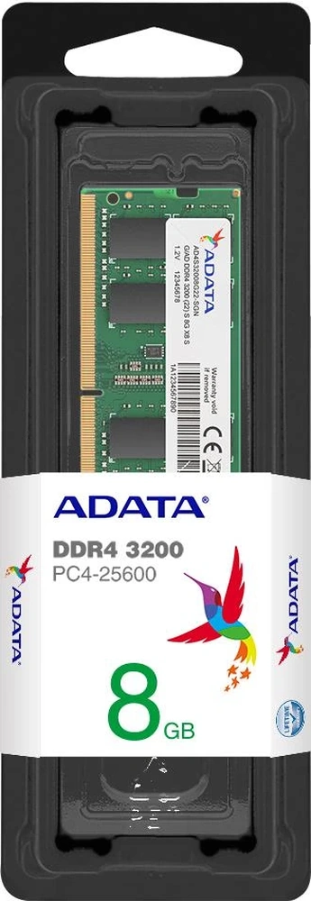 Adata 8gb Ddr4 3200mhz 260pin 1.2v Notebook Ram