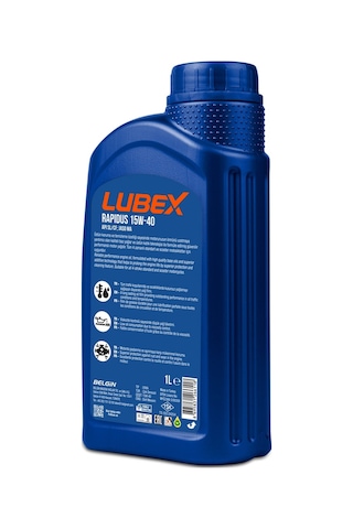 Lubex Rapidus 15W-40 1 L 4 Zamanlı Motosiklet Yağı