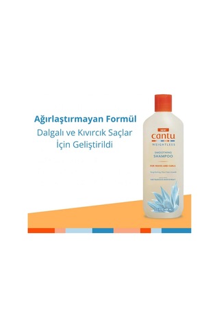 Cantu Weightless Kıvırcık Ve Dalgalı Saçlar Şampuan 400 Ml