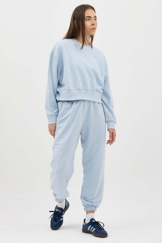 Buly Cozy Beli Lastikli Jogger Eşofman Altı Buz Mavisi