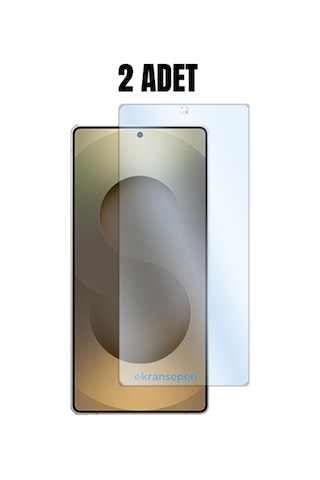 Samsung Galaxy S26 Uyumlu 2 Adet Şeffaf 9h Nano Kırılmaz Ekran Koruyucu