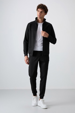Tommy Life Hugo Siyah Jogger Erkek Eşofman Takım - 85198 Siyah
