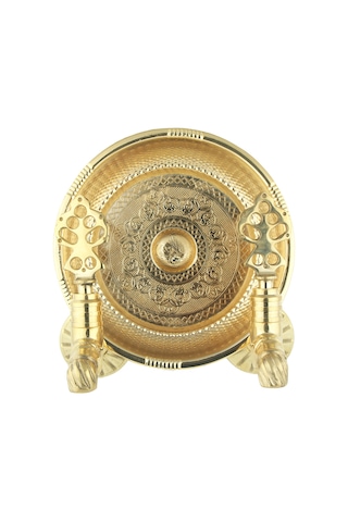 FKN İkili Hamam Taslı Burmalı Sarı Osmanlı Musluk