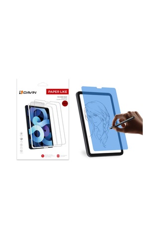 Lexroo İpad Pro 12.9 2015 Kağıt Hisli Mat Paper Like Ekran Koruyucu - Renksiz