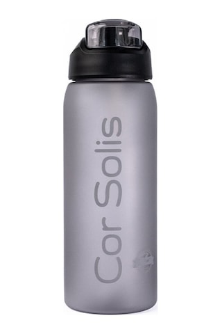 Cor Solis Tritan Sızdırmaz BPA’sız 800 ml Suluk – Siyah-Antrasit Gri
